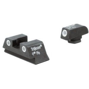 Trijicon Bright & Tough Night Sight Set for Glock 42, 43 Steel Matte 3-Dot Tritium Green