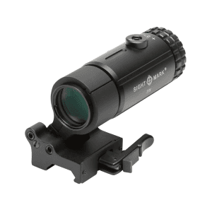 Sightmark T-3 3x Red Dot Magnifier with LQD Flip to Side Quick Detachable Mount Matte Black