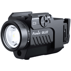 Fenix GL22 Weapon Light with Red Laser for Picatinny Rail Black
