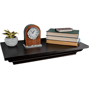 Lockdown In Plain Sight Concealment Shelf Dark Walnut