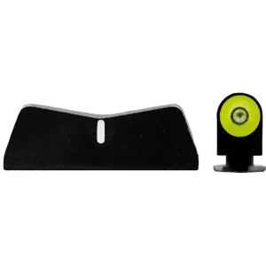 XS DXW2 Night Sight Set for Glock 17, 19, 22, 23, 24, 26, 27, 31, 32, 33, 34, 35, 36, 38 Big Dot Tritium Front, White Stripe Rear Yellow