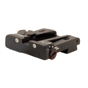LPA TPU Rear Sight for Beretta 92, 96, 98, M9, Brigadier Steel Blue 3-Dot