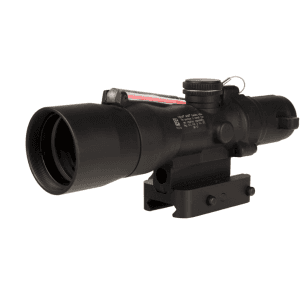 Trijicon ACOG TA33 Compact Rifle Scope 3x 30mm Dual-Illuminated Red Horseshoe/Dot 5.56x45mm/62gr. Ballistic Reticle Q-LOC Mount Matte Black