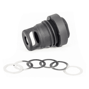 Yankee Hill Machine Mini QD Muzzle Brake Suppressor Mount 7.62mm 5/8"-24 Steel Melonite