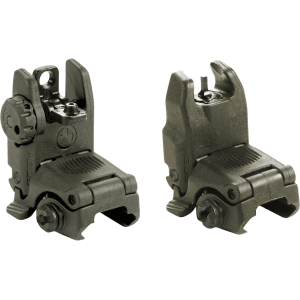 Magpul MBUS Gen 2 Flip-Up Front and Rear Sight Set AR-15 Polymer Olive Drab