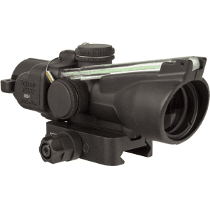 Trijicon ACOG TA50 Compact Rifle Scope 3x 24mm Dual-Illuminated Green Horseshoe/Dot .223/55gn. Ballistic Reticle Low Q-LOC Mount Matte Black