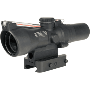 Trijicon ACOG TA45 Compact Rifle Scope 1.5x 24MM Dual-Illuminated Red 8 MOA Triangle Reticle Q-LOC Mount Matte Black
