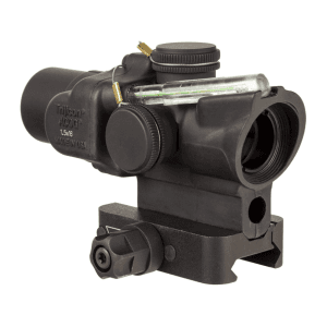 Trijicon ACOG TA44 Compact Rifle Scope 1.5x 16MM Dual-Illuminated Green Ring & 2 MOA Center Dot Reticle Q-LOC Mount Matte Black