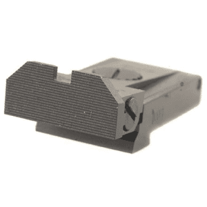 Kensight Adjustable Rear Sight for Glock 17, 22, 24, 31, 34, 35 Steel Black Beveled Blade Fully Serrated