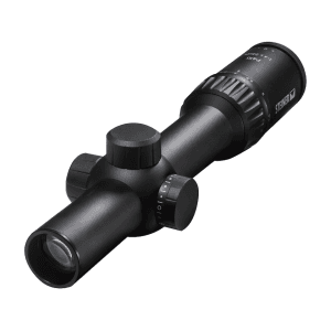 Steiner P4Xi Rifle Scope 1-4x 24mm Illuminated P3TR Reticle Matte Black with Throw Lever