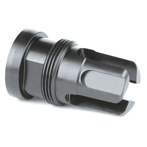 Griffin Armament Taper Mount Minimalist Flash Hider Suppressor Mount .578"-28 Thread 45 Caliber Stainless Steel Nitride