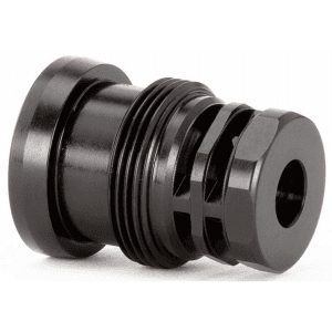 Griffin Armament Taper Mount EZ Brake Suppressor Mount 5/8"-24 Thread 7.62mm Stainless Steel Nitride