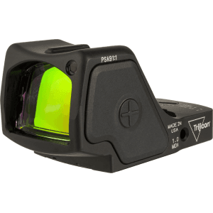 Trijicon RMR HD Reflex Red Dot Sight Adjustable Selectable 55 MOA Ring and 1 MOA Red Dot Reticle Matte Black
