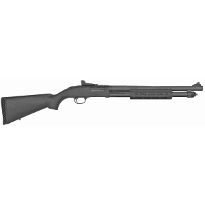 Mossberg 590A1 Pump 12 Gauge Shotgun 18.5" Matte Barrel Black Field Stock Ghost Ring Sight & M-LOK Forend