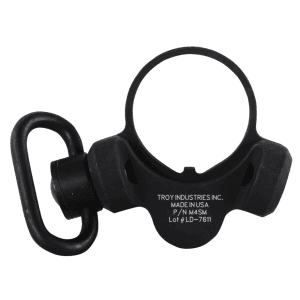 Troy Industries OEM M4 AR-15, LR-308 Carbine End Plate with Ambi QD Sling Mount and Swivel Aluminum Black