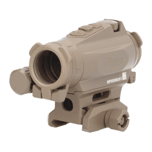 Sig Sauer ROMEO4T-PRO Red Dot Sight 1x 20mm Selectable Reticle AAA Battery Powered FDE
