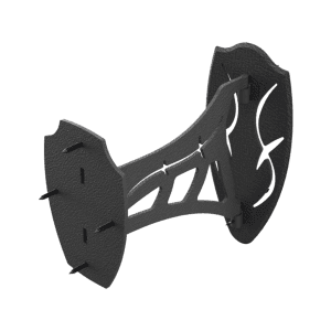 Skull Hooker Single Shoulder Deer Mount Bracket Black