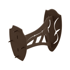 Skull Hooker Single Shoulder Deer Mount Bracket Brown