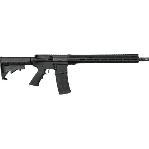 Andro Corp Industries ACI-15 Bravo Base Semi Automatic Rifle 5.56x45mm NATO 16" QPQ Threaded Barrel Black Frame Black Adjustable Stock