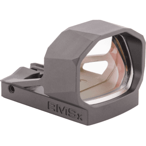 Shield Sights Mini Compact RMSX Reflex Red Dot Sight 4 MOA Dot XL Glass Lens Gun Metal Gray