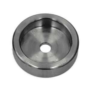 L.E. Wilson Large Stainless Steel Chamber Type Micrometer Seating Die Base