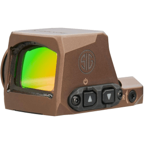 Sig Sauer ROMEO X Compact Reflex Red Dot Sight Circle Dot Red Reticle FDE