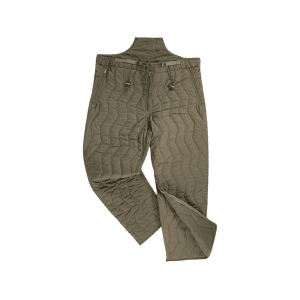 Military Surplus German Quilted Thermal Pant Liner Grade 2 Nylon Olive Drab Medium