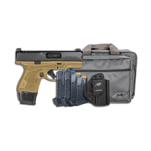 Kimber R7 Mako 9mm Optic Ready Fde Pistol Bundle With 5 Magazines, Holster, And Range Bag