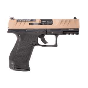 Walther Pdp Compact 9mm Optic Ready Pistol With Fde Slide And 4 Inch Barrel