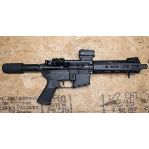 Palmetto State Armory PA-15 5.56mm Police Trade-In AR Pistol with Holosun Red Dot Sight (Mag Not Included)