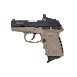 SCCY CPX-1 9mm Pistol with Dark Earth Frame and Red Dot