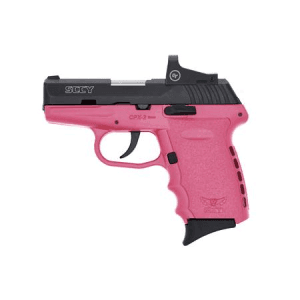 Sccy Cpx-2 9mm Pistol With Pink Frame And Red Dot