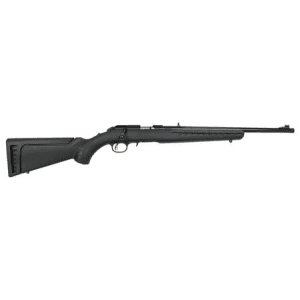 Ruger American Rimfire 22 Wmr Bolt-Action Rifle With Green Fiber Optic Sight And Threaded Barrel