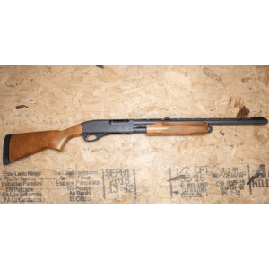 Remington 870 Express Magnum 20 Gauge Police Trade-In Shotgun With Vented Ribbed Barrel And Fiber Optic Sights