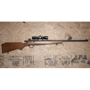 Glenfield Marlin Model 25 22S/L/LR Police Trade-In Rifle with Scope, JM Stamp (Mag Not Included)