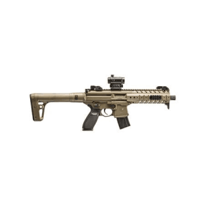 Sig Sauer Mpx .177 Cal Co2 Air Rifle In Fde With Sig 20r Red Dot