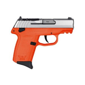 Sccy Cpx-1 Gen3 9mm Optic Ready Pistol With Orange Polymer Frame And Stainless Slide