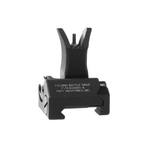 Troy Tritium BattleSights Front Sight Folding Green Black for M4, M16