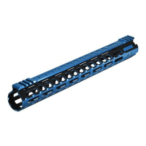 Leapers UTG PRO M-LOK AR15 15 Inch, Ultra Slim Rail, Black/Blue
