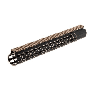 Leapers Pro M-Lok AR15 15 Inch Super Slim Rail, Bronze/Black 2-Tone