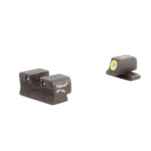 Trijicon Hd Night Sight Set 3-Dot Tritium Green With Yellow Outline Front, Green With Black Outline Rear