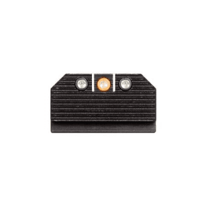 Night Fision Optic Ready Stealth Series Night Sights For Glock 17/19/34 With Orange Front And White Rear