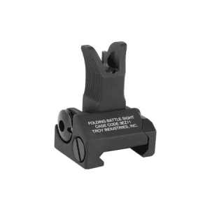 Troy BattleSight Front Sight Folding Black Black Hardcoat Anodized for M4, M16