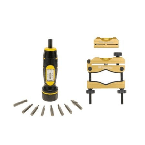 Wheeler Engineering Fat Wrench W/ 10-Bit Set And Professional Reticle Leveling System Combo