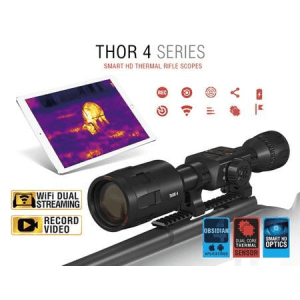Atn Thor 4, 4.5x-18x, 384x288 Resolution Thermal Rifle Scope