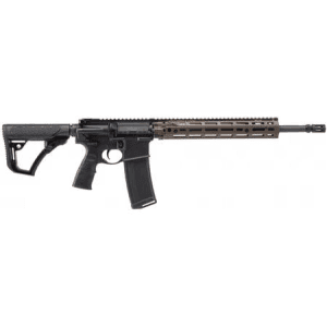 Daniel Defense Dd4 Riii 5.56mm Semi-Automatic Black Ar-15 Rifle With Ris Iii Rail And Fully-Ambidextrous Lower