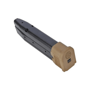 Sig Sauer P320 M17 9mm Full Size 21 Round Magazine with Coyote Base Plate
