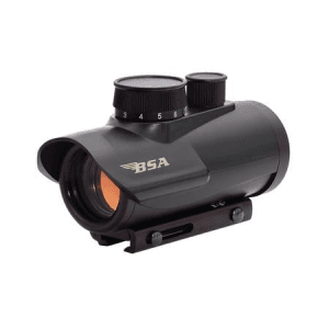 Bsa Optics Matte Black 1x30mm 5 MOA Illuminated Red Dot Reticle