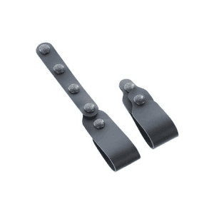 Galco Tie Down Set Black Leather Snap Mount