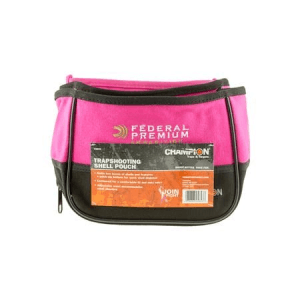 Champion Trapshooting Double Shell Pouch Pink Nylon Capacity 2 Boxes Waist Mount